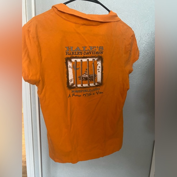 Vintage Harley Davidson Collared Shirt - Picture 4 of 4